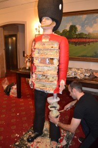 Eating Grenadier Guard Cake at Wellington Barracks, Buckingham Palace by Rosie Cake Diva