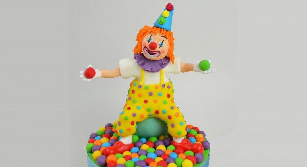 Fondant Clown Tutorial - Rosie Cake-Diva Figure modelling Cake Toppers