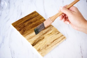 Wood textured cake