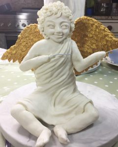 Edible Sculpted Cake Topper with Rosie Cake Diva