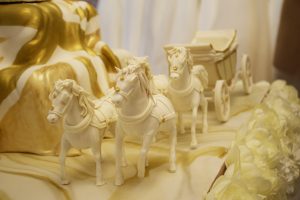 Modelled Sugar Horses by Rosie Cake Diva for Royal Wedding Cake Special